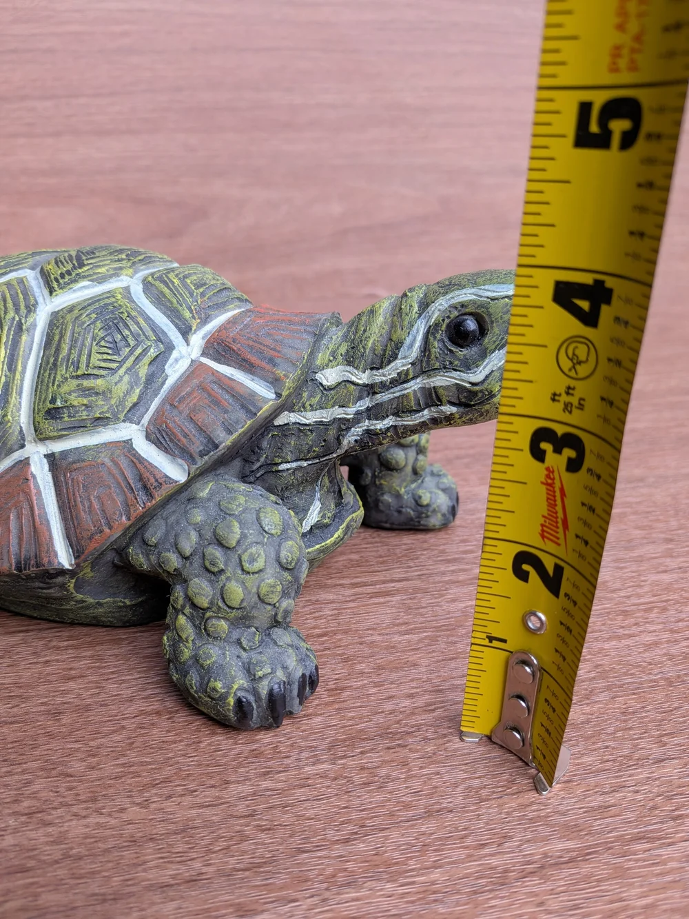 Realistic Turtle Figurine 8” Rustic Woodland Coastal Nature Cottage Decor